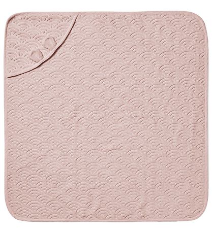 Cam Cam Badeslag - 80x80 cm - Dusty Rose m. Ører