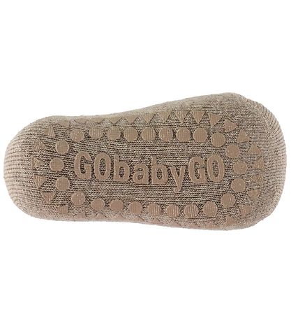 GoBabyGo Skridsikre Strømper - Sand GoBabyGo Skridsikre Strømper - Sand