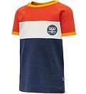 T-Shirt Hummel - hmlAnton - Orange/Marine T-Shirt Hummel - hmlAnton - Orange/Marine