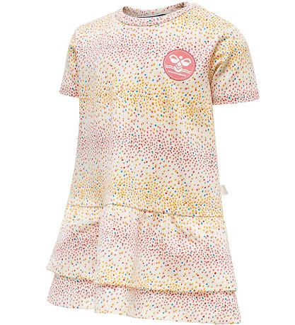 Hummel Kleid - hmlAlba - Weiß m. Punkte Hummel Kleid - hmlAlba - Weiß m. Punkte