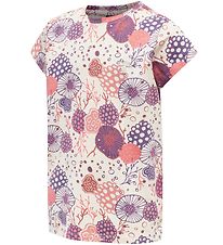 Hummel T-shirt - hmlCoral - White w. Pattern