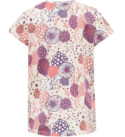 Hummel T-shirt - hmlCoral - White w. Pattern