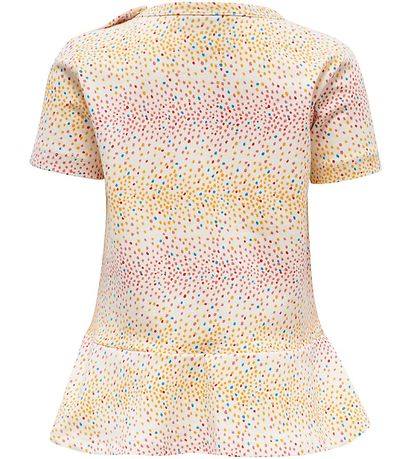 Hummel T-shirt - hmlAlba - White w. Dots Hummel T-shirt - hmlAlba - White w. Dots