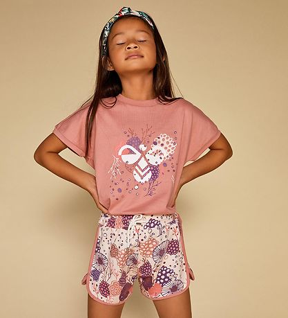 T-Shirt Hummel - hmlAtlantis - Rose av. Imprimé