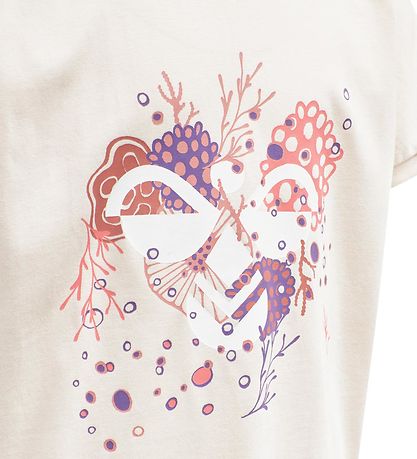T-Shirt Hummel - hmlAtlantis - Blanc av. Imprimé