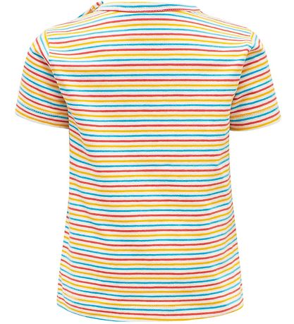 Hummel T-shirt - hmlAlex - White w. Stripes