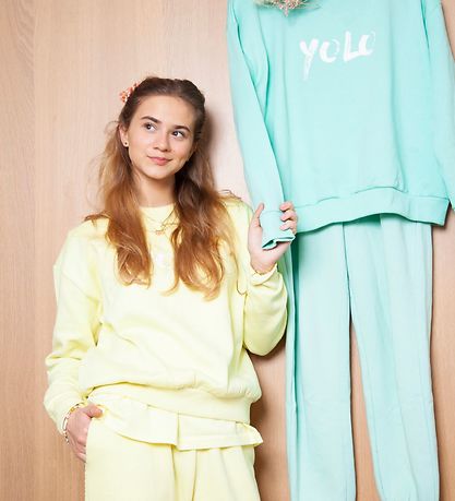 Hound x Ella Augusta Sweatpants - Jog - Lemon Yellow Hound x Ella Augusta Sweatpants - Jog - Lemon Yellow