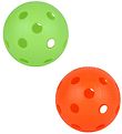 Stiga Bolde - Floorball - 2-pak - Orange/Limegrøn Stiga Bolde - Floorball - 2-pak - Orange/Limegrøn