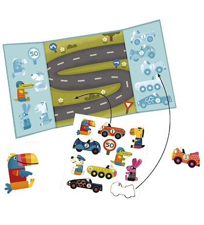 Djeco Stickeralbum - Autos Djeco Stickeralbum - Autos