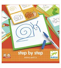 Djeco Drawing Board - Learn to Draw - Animal Friends Djeco Drawing Board - Learn to Draw - Animal Friends