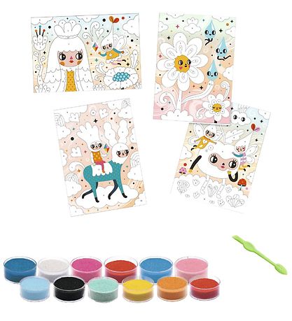 Djeco Farvet Sand - Deliciously Cute Djeco Farvet Sand - Deliciously Cute