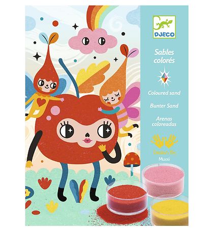 Djeco Farvet Sand - Deliciously Cute Djeco Farvet Sand - Deliciously Cute