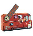 Puzzle Djeco - 16 Briques - Camion de pompiers Puzzle Djeco - 16 Briques - Camion de pompiers