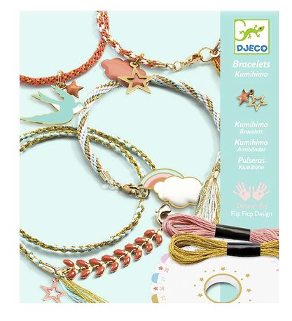 Djeco Kumihimo Bracelets - DIY Djeco Kumihimo Bracelets - DIY