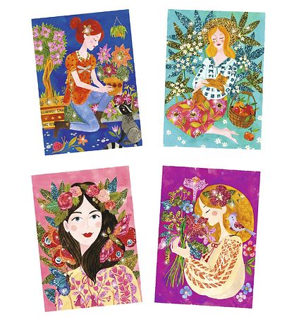 Djeco Glitter Boards - The Scent Of Flowers