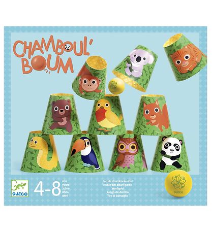 Djeco Kastespil - Byg & Vælt - Jungle