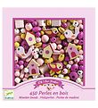 Djeco Træperler - 450 stk. - Fugle Djeco Træperler - 450 stk. - Fugle