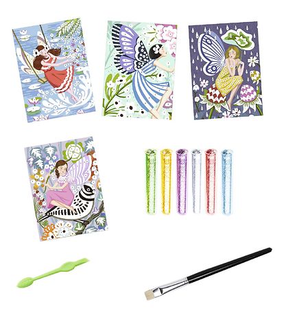 Djeco Glitter Boards - The Gentle Life of Fairies Djeco Glitter Boards - The Gentle Life of Fairies