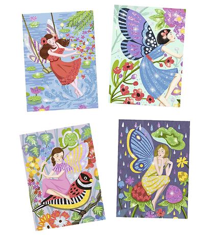 Djeco Glitter Boards - The Gentle Life of Fairies Djeco Glitter Boards - The Gentle Life of Fairies