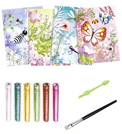 Djeco Glitter Boards - Small Animals