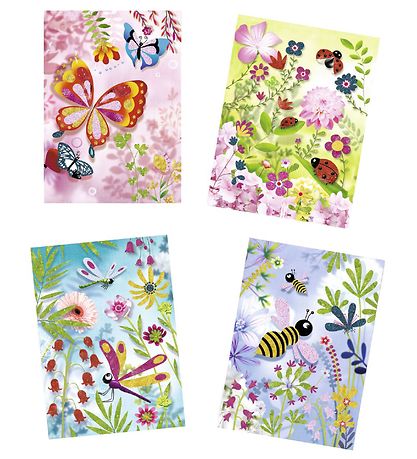 Djeco Glitter Boards - Small Animals
