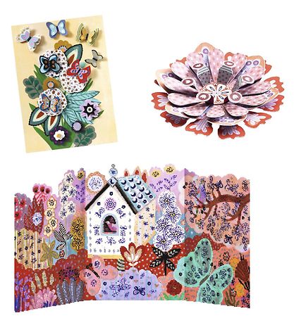 Djeco Kreativ Aktivitetsæske - Blomster