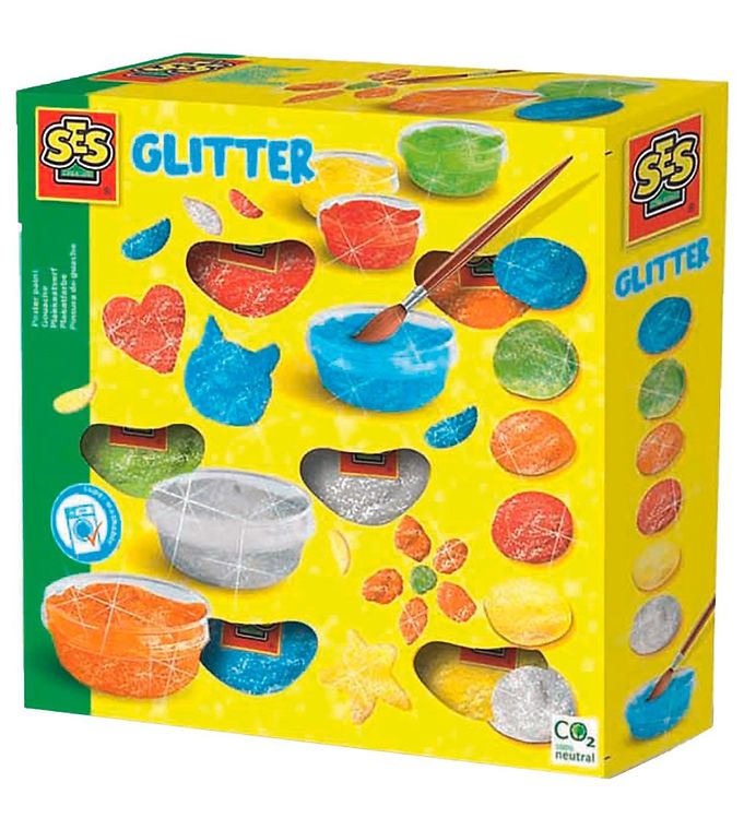 SES Creative Plakatfarver - 6x45 ml - Glimmer