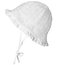MP Sommerhat - Flora - Hvid m. Blonder MP Sommerhat - Flora - Hvid m. Blonder