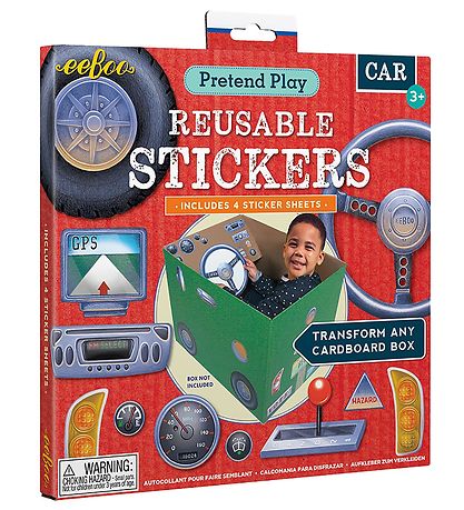 Eeboo Stickers - Role Playing - Car