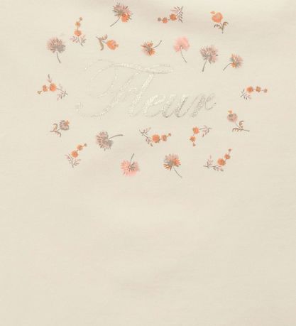 Petit by Sofie Schnoor T-shirt - Penelope - Off White m. Blomste Petit by Sofie Schnoor T-shirt - Penelope - Off White m. Blomste