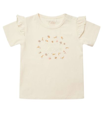 Petit by Sofie Schnoor T-shirt - Penelope - Off White m. Blomste Petit by Sofie Schnoor T-shirt - Penelope - Off White m. Blomste
