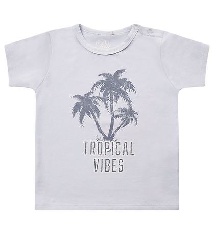 Petit by Sofie Schnoor T-shirt - Julius - Lyseblå m. Palme Petit by Sofie Schnoor T-shirt - Julius - Lyseblå m. Palme