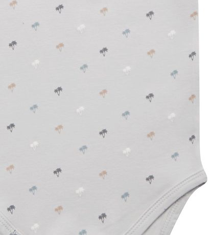 Petit by Sofie Schnoor Body k/æ - Aske - Lyseblå m. Palmer