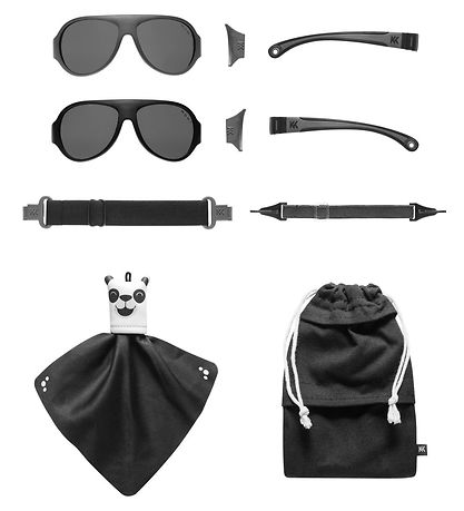 Mokki Solbriller - Click & Change - 10 dele - Sort Mokki Solbriller - Click & Change - 10 dele - Sort