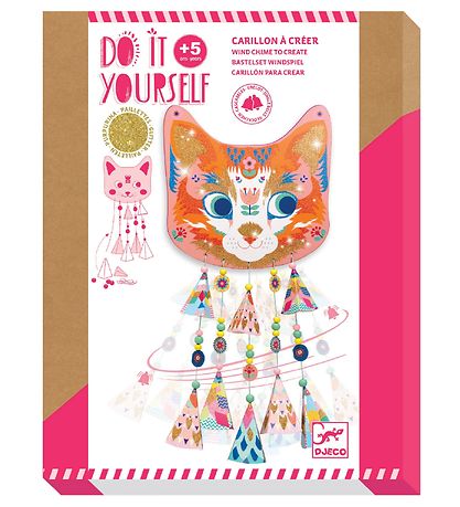 Djeco Wind Chime - DIY - Kitty Djeco Wind Chime - DIY - Kitty