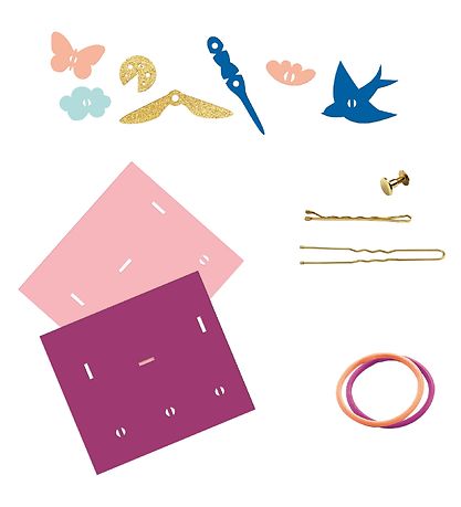 Accessoire de Coiffure-Set Djeco - DIY - Décorations pour cheveu Accessoire de Coiffure-Set Djeco - DIY - Décorations pour cheveu