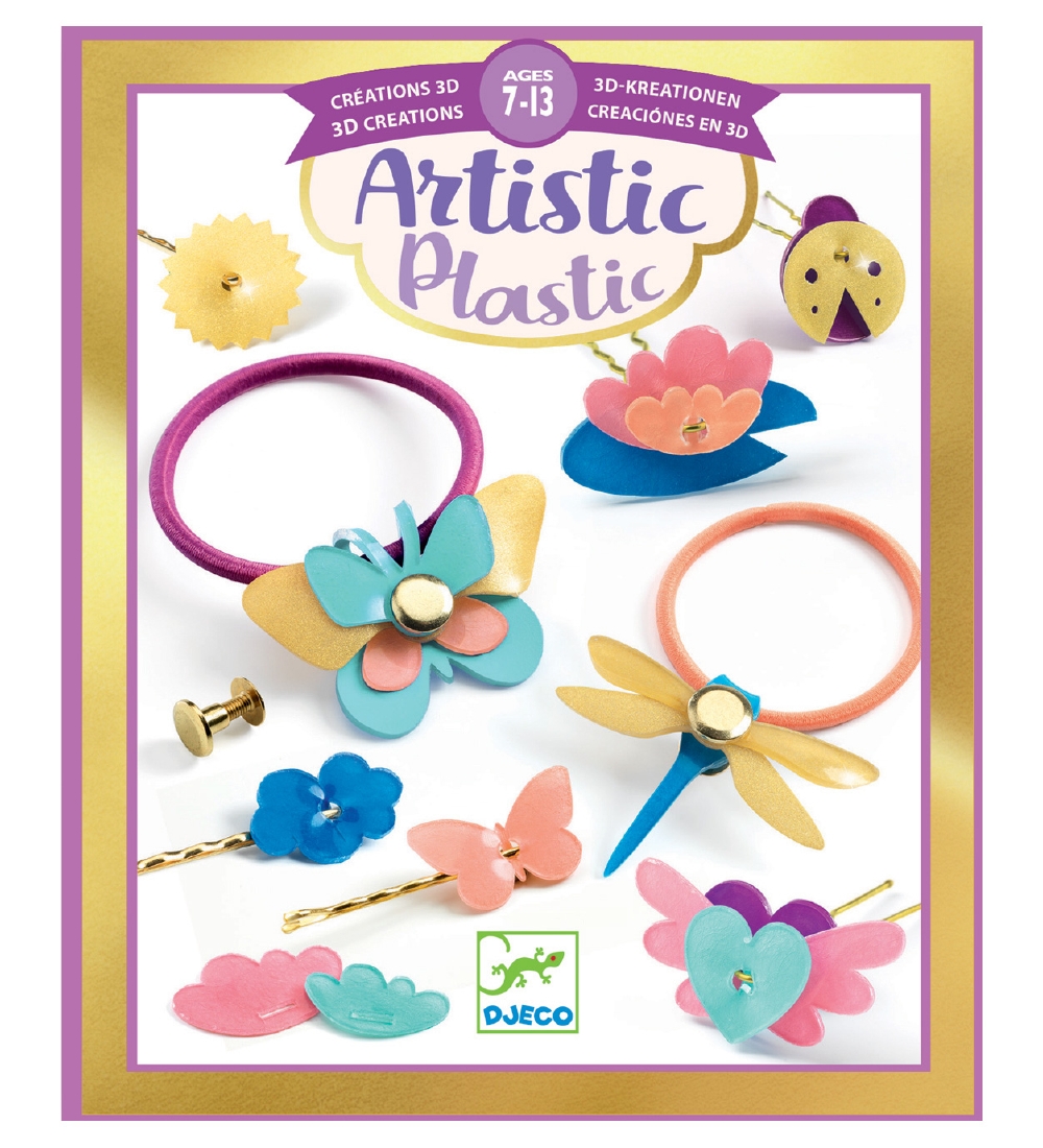 Djeco Haarschmuck Set - DIY - Haarschmuck - Djeco - One Size - Kreatives Spielset