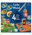 Djeco Spil - 4-i-1 - Ludo Wood Djeco Spil - 4-i-1 - Ludo Wood