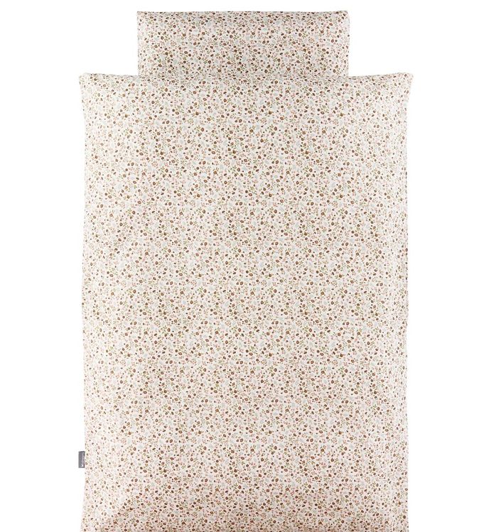 Nørgaard Madsens Sengetøj - Voksen - Rød/Brun m. Blomster