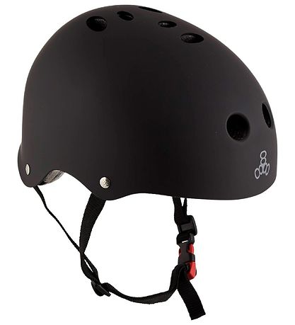 Triple Eight Helmet - Certified Sweatsaver - Black Rubber Triple Eight Helmet - Certified Sweatsaver - Black Rubber