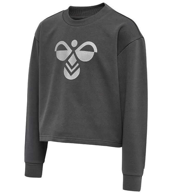 Hummel Sweatshirt - Cropped - hmlCinco - Grå