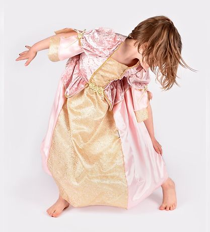 Den Goda Fen Naamiaisasut - Prinsessa - Vaaleanpunainen/Kulta Den Goda Fen Naamiaisasut - Prinsessa - Vaaleanpunainen/Kulta