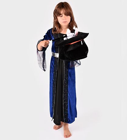 Den Goda Fen Udklædning - Heks m. Heksehat - Navy/Sort Den Goda Fen Udklædning - Heks m. Heksehat - Navy/Sort