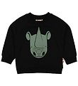 DYR Sweatshirt - Bellow - Sort m. Næsehorn