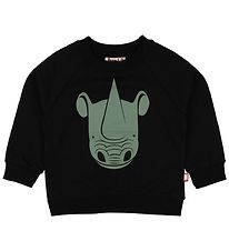 DYR Sweatshirt - Bellow - Sort m. Næsehorn
