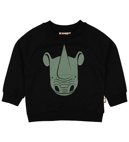 DYR Sweatshirt - Bellow - Sort m. Næsehorn