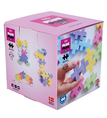 Plus-Plus Big - 100 stk. - Pastel Mix Plus-Plus Big - 100 stk. - Pastel Mix