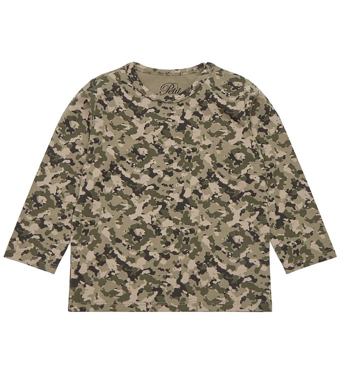 Petit by Sofie Schnoor Bluse - Sebastian - Grøn Camouflage