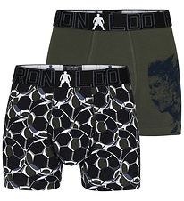 CR7 Boxershorts - 2-pak - Sort/Armygrøn CR7 Boxershorts - 2-pak - Sort/Armygrøn