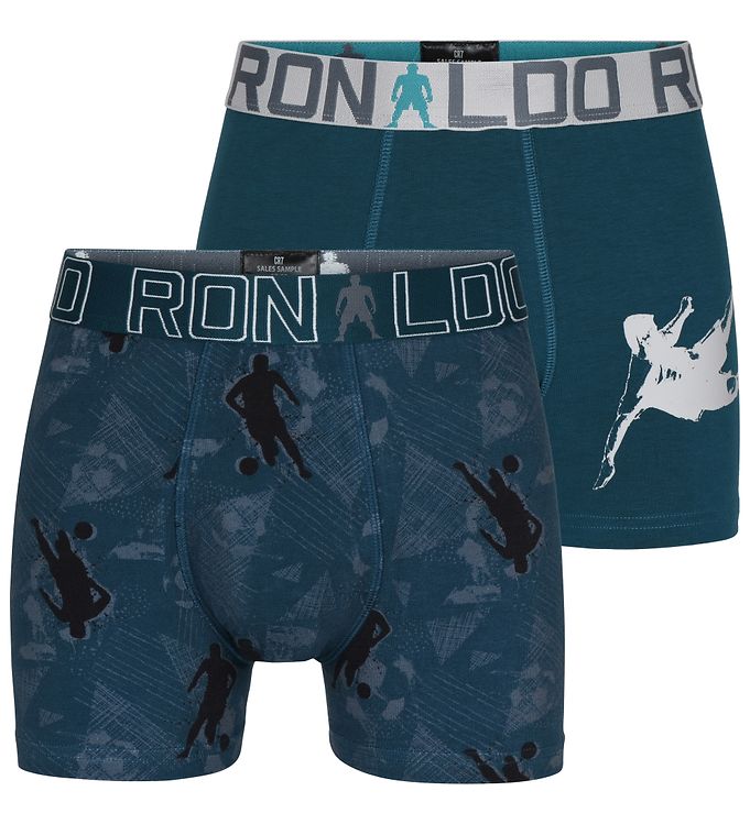 CR7 Boxershorts - 2-pak - Blå m. Print